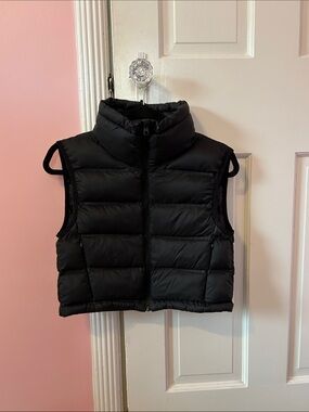 Zara Black Puffer Vest